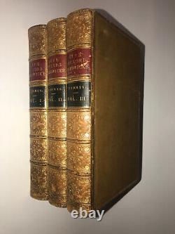 LEATHER Set LORD HARDWICKE (First Edition 1847!) Politics History Original Full