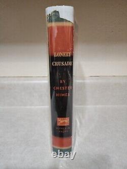 LONELY CRUSADE Chester Himes NOVEL 1st Edition First Printing FICTION 1947 HCDJ