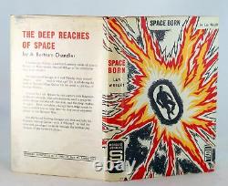 Lan Wright 1st Ed 1964 Space Born Science Fiction Suspense Novel Hardcover withDJ