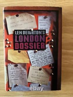 Len Deighton's London Dossier First Edition 1967 HC DJ
