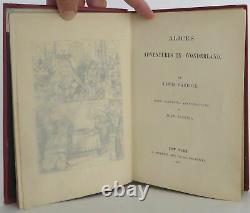 Lewis Carroll / Alice's Adventures in Wonderland First Edition 1866 #2003007