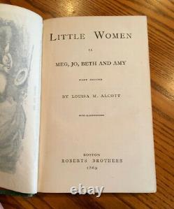 Little Women Part Second Louisa May Alcott Roberts Brothers 1869 1st ed