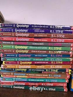Lot of 45 Vintage R. L. Stine Goosebumps Books- 38 Original First Editions