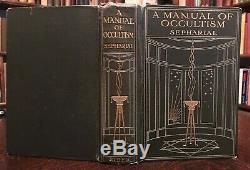 MANUAL OF OCCULTISM SEPHARIAL 1st, 1911 DIVINATION ALCHEMY MAGICK ASTROLOGY