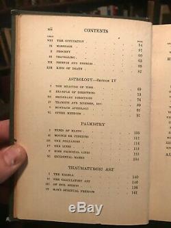 MANUAL OF OCCULTISM SEPHARIAL 1st, 1911 DIVINATION ALCHEMY MAGICK ASTROLOGY