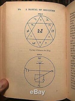 MANUAL OF OCCULTISM SEPHARIAL 1st, 1911 DIVINATION ALCHEMY MAGICK ASTROLOGY