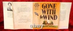 MARGARET MITCHELL GONE WITH THE WIND FIRST EDITION & Original D/J & Bonus