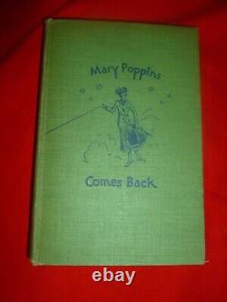 MARY POPPINS COMES BACK 1935 P. L. Travers 1st First Edition