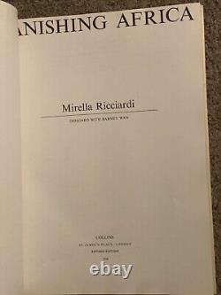 MIRELLA RICCIARDI Vanishing Africa Revised Edition 1974 HC Book SIGNED
