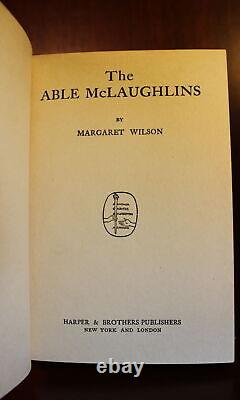 Margaret Wilson / The Able McLaughlins 1st Edition 1923