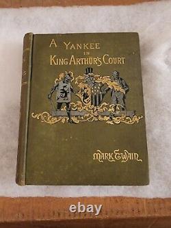 Mark Twain A Connecticut Yankee in King Arthur's Court 1889 First Edition 1st