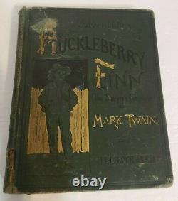 Mark Twain Adventures of Huckleberry Finn 1st Edition 1st Printing (True First)
