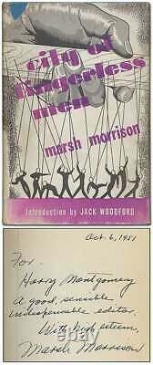 Marsh MORRISON / City of Fingerless Men First Edition 1951