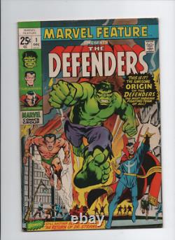 Marvel Feature #1 (1971) First Appearance & Origin The Defenders VF/VF+
