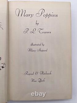 Mary Poppins FIRST EDITION 1st Printing P. L. TRAVERS 1934 Movie