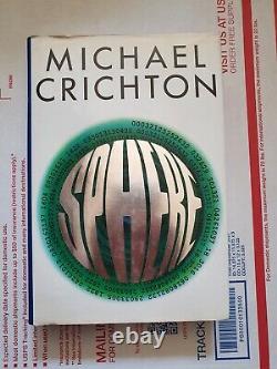 Michael CRICHTON / SPHERE Signed First Edition 1987