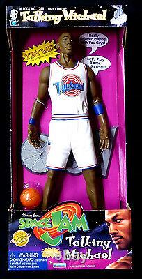 Michael Jordan Space Jam Movie 15 Talking Figure + Triple Play Box Set 1996 WB