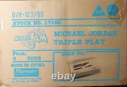 Michael Jordan Space Jam Movie 15 Talking Figure + Triple Play Box Set 1996 WB