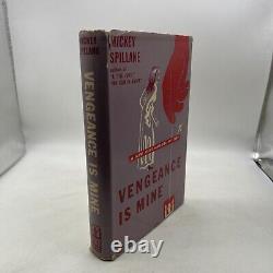 Mickey Spillane VENGEANCE IS MINE First Edition 1950 With DJ