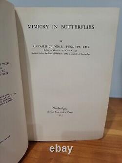 Mimicry In Butterflies Punnett 1915 First Edition Illustrated Plates Cambridge