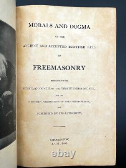 Morals and Dogma FIRST EDITION 1906 Printing Albert PIKE Freemasonry