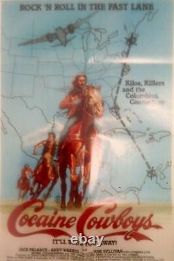 Movie Poster 1979 Cocaine Cowboys Vintage Andy Warhol Original First Edition
