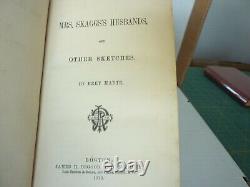 Mrs. Skagg's Husbands by Bret Harte. First edition in original green cloth. 1873