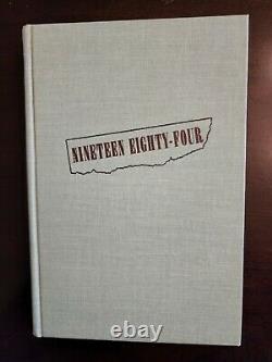 NINETEEN EIGHTY-FOUR 1984 GEORGE ORWELL, First Am. Edition, 19th Printing, HB, DJ