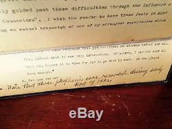Napoleon Hill/ signed THE EDISON DOCUMENT 34 Pages Hill's Personal Writings #1