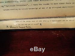 Napoleon Hill/ signed THE EDISON DOCUMENT 34 Pages Hill's Personal Writings #1
