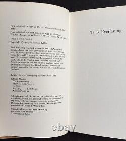 Natalie Babbitt, Tuck Everlasting, VERY RARE 1st Edition 1977, First Printing