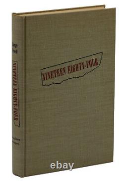 Nineteen Eighty-Four GEORGE ORWELL First Edition 1949 1st US Printing 1984