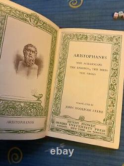 Old Aristophanes Four Plays John Frere 1907 RARE NEW FIRST EDITION