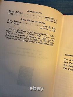 Old Aristophanes Four Plays John Frere 1907 RARE NEW FIRST EDITION