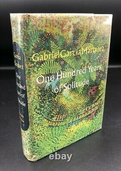 One Hundred Years of Solitude Gabriel Garcia Marquez TRUE First Edition 1st DJ