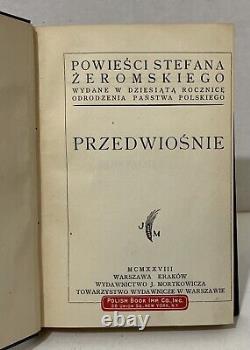 POWIESCI STEFANA ZEROMSKIEGO PRZEDWIOSNIE 1928 Hardcover