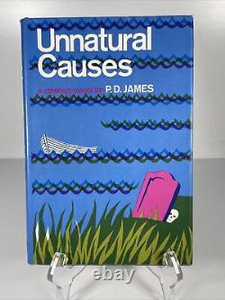 P D James / UNNATURAL CAUSES 1st Edition 1967 Hardcover With Dustjacket Very Good