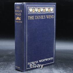 Patricia Wentworth THE DEVIL'S WIND 1912 1st ED withDJ VRARE