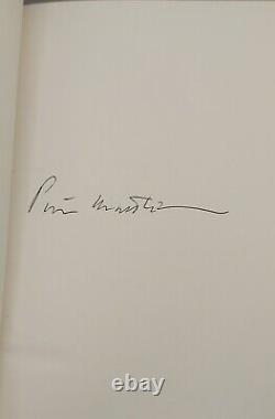 Peter Matthiessen Bone By Bone Publisher's Signed First Edition