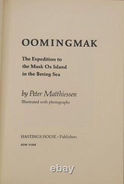 Peter Matthiessen Oomingmak Signed First Edition