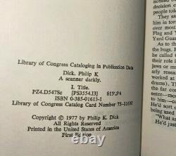 Philip K. Dick 1977 A SCANNER DARKLY 1st Edition Hard Back Dust Jacket DOUBLEDAY