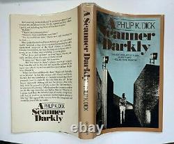 Philip K. Dick 1977 A SCANNER DARKLY 1st Edition Hard Back Dust Jacket DOUBLEDAY