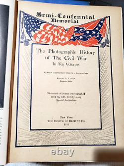 Photographic History of the Civil War 10 Volumes 1st Edition 1911 Antique Books