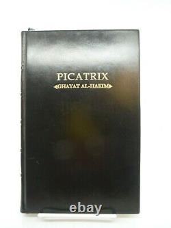 Picatrix, Hardcover, Black Calfskin, 1st ed. #428 of 1000, Ouroboros Press, 2002
