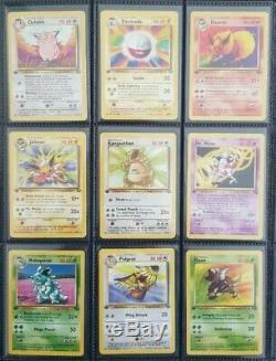 Pokemon 100% Complete 1st Edition Jungle Non Holo Set /64 Original Cards