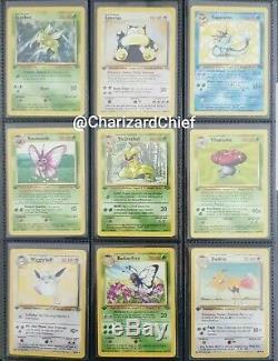 Pokemon 100% Complete 1st Edition Jungle Non Holo Set /64 Original Cards