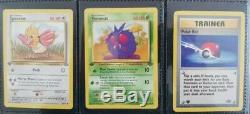 Pokemon 100% Complete 1st Edition Jungle Non Holo Set /64 Original Cards