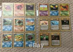 Pokemon 100% Complete First Edition Fossil Set 62/62 Original 1st Ed Holo Cards