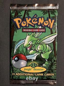 Pokemon 1st edition booster pack WOTC 1999 Sealed Unweighed Original Scyther Art