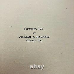 Practical Carpentry William Radford Original 1907 First Edition Volumes 1 & 2